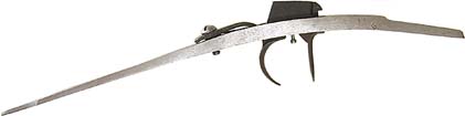 Hawken Double Set Trigger,
with straight front trigger, by L & R